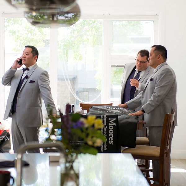 Getting Ready - Groom Side
